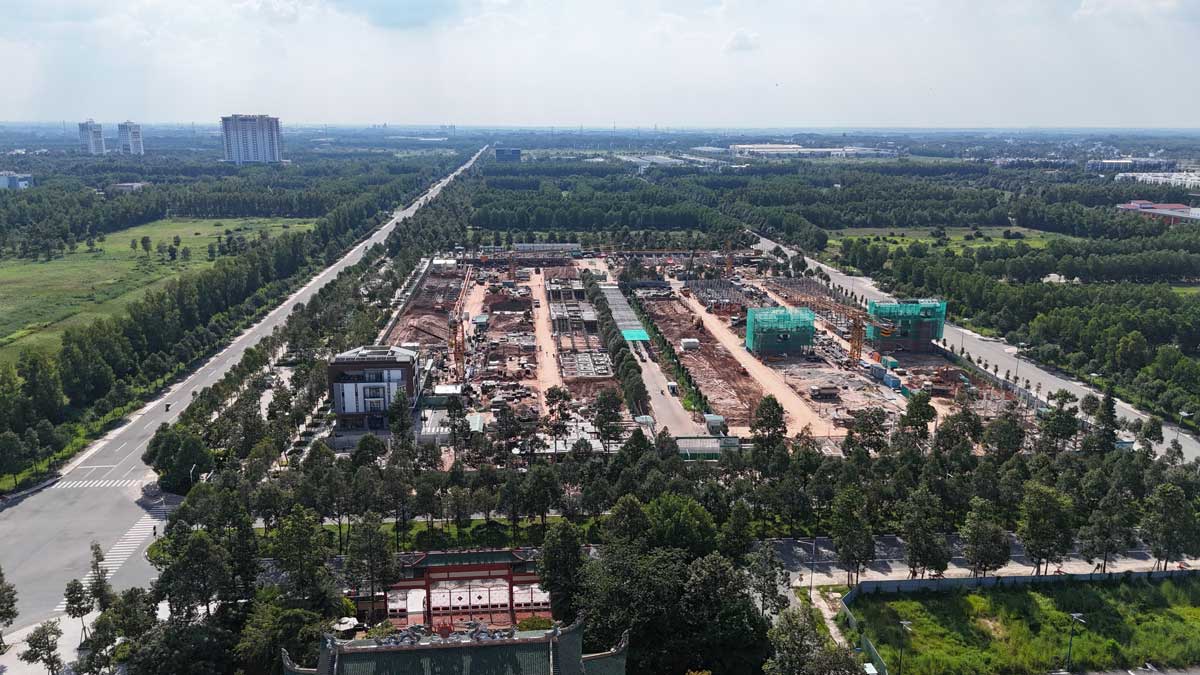 Cập nhật Tiến độ Thi công Dự án Artisan Park Tháng 10/2023