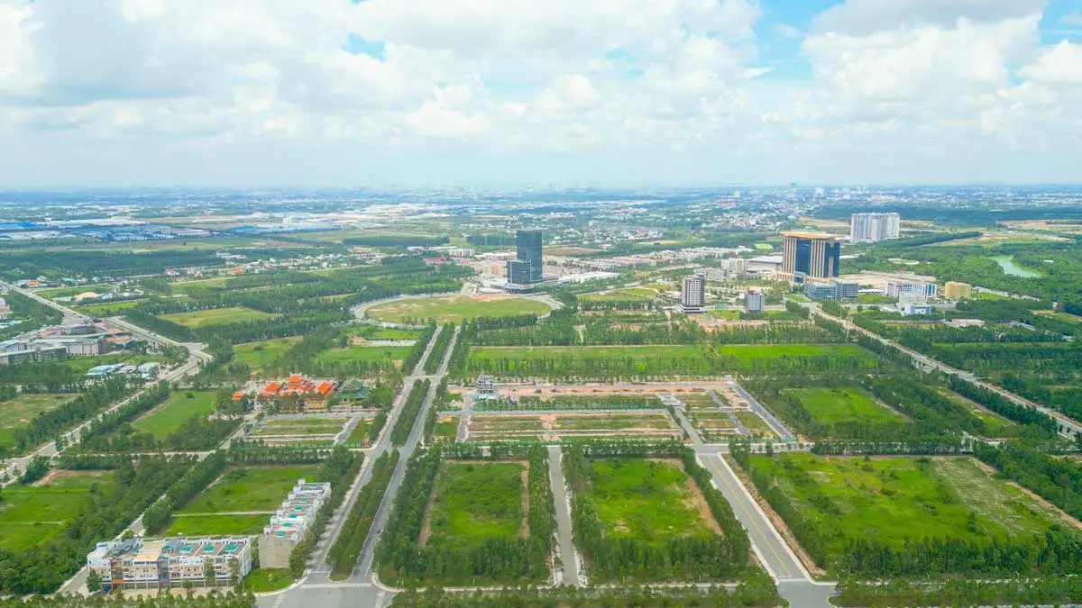 Artisan Park 21 Tiến độ thi công Dự án Nhà phố thương mại Artisan Park Thành phố Mới Bình Dương