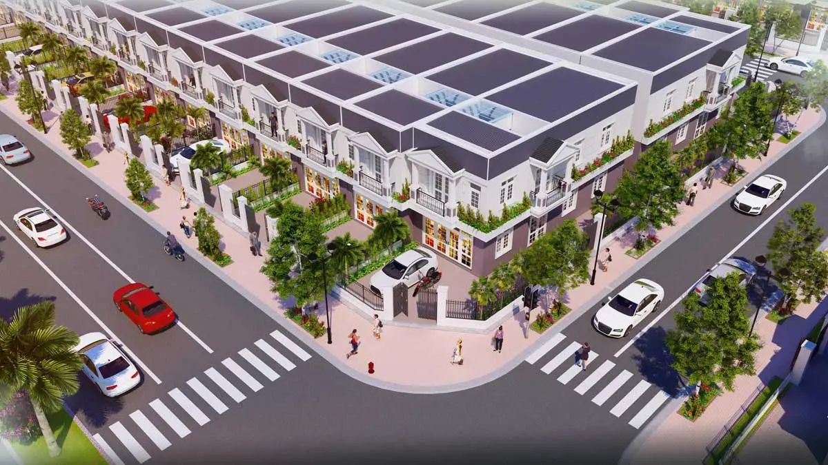 NAM AN NEW CITY BÀU BÀNG BÌNH DƯƠNG 13 Phối cảnh Nhà phố Thương mại Shophouse Nam An New City Bình Dương