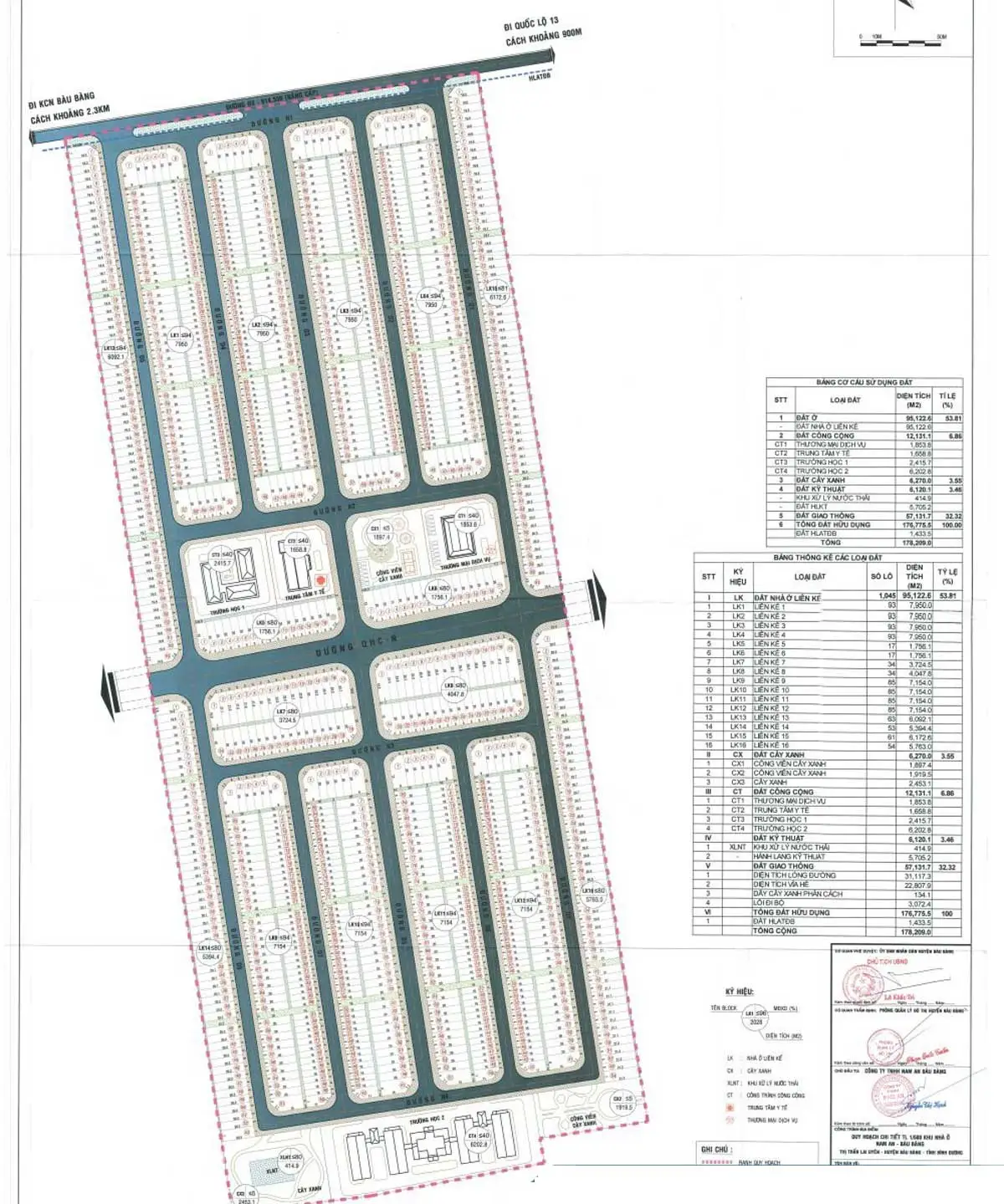 NAM AN NEW CITY BÀU BÀNG BÌNH DƯƠNG 11 Mặt bằng Phân lô Dự án Nam An New City