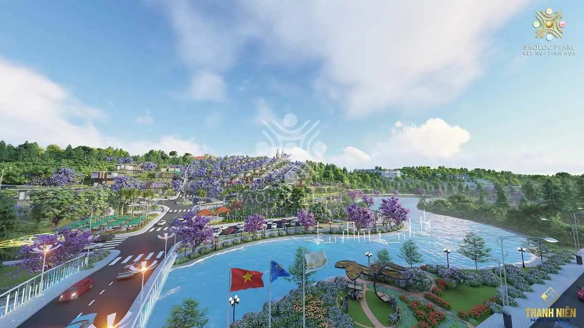 Bảo Lộc Pearl 14 Hồ cảnh quan Dự án Bảo Lộc Pearl