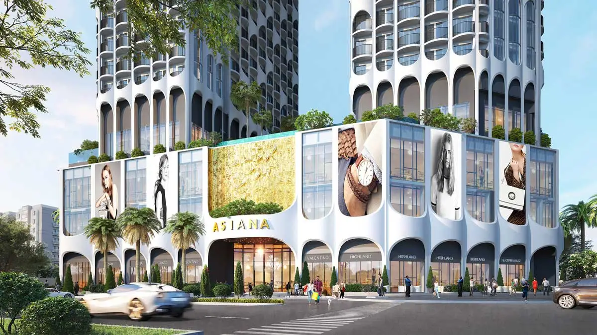 Shizen Nami Đà Nẵng 7 Trung tâm thương mại Dự án Căn hộ Asiana Luxury Residences Đà Nẵng