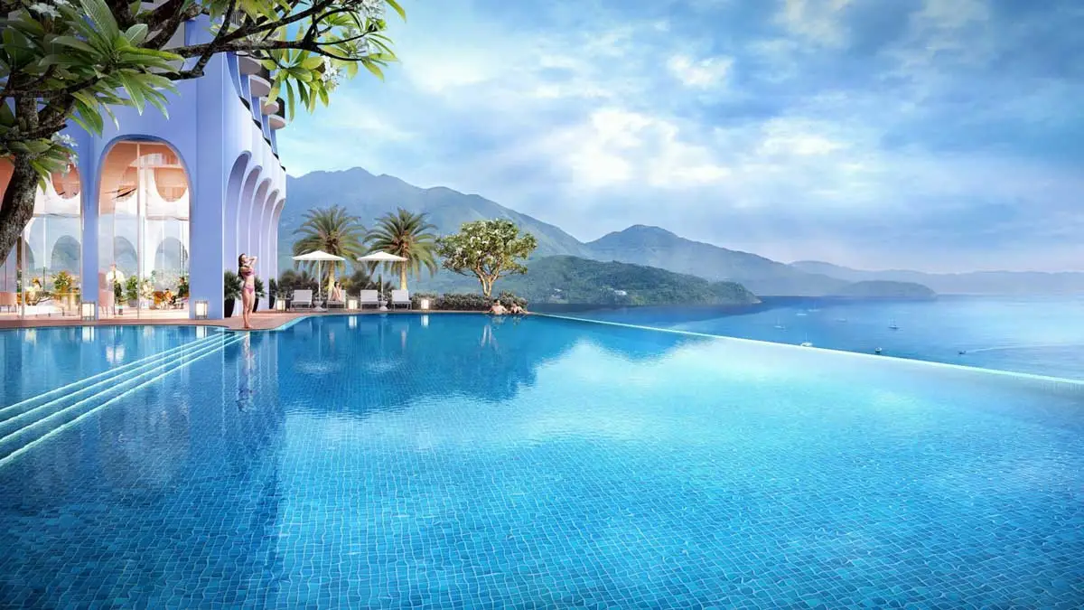 Shizen Nami Đà Nẵng 9 Hồ bơi Panorama Shizen Nami Đà Nẵng