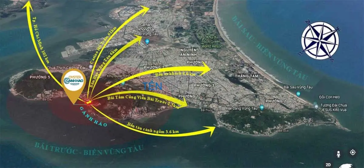 Oyster Bay Gành Hào Vũng Tàu 6 Tiện ích kết nối khu vực Dự án Căn hộ Condotel Oyster Gành Hào Vũng Tàu