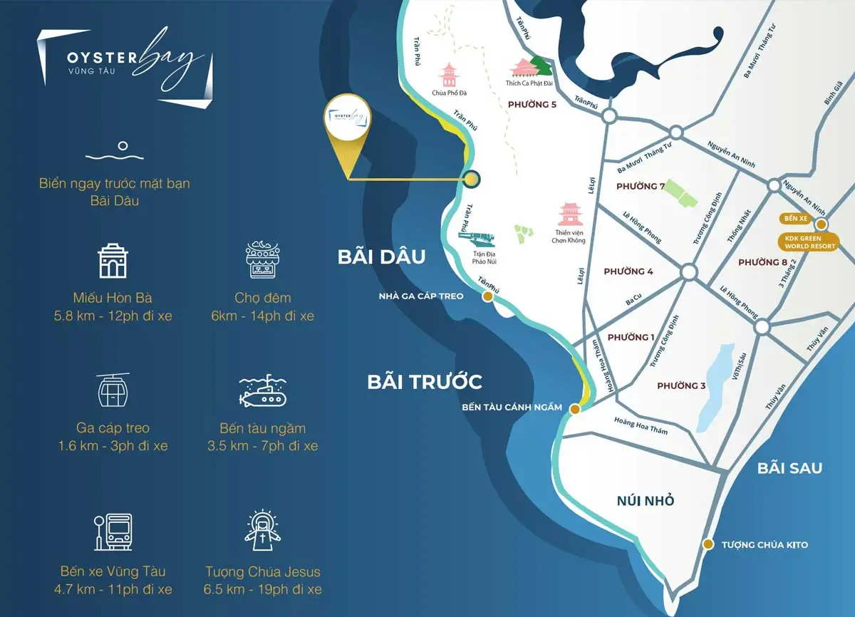 Oyster Bay Gành Hào Vũng Tàu 3 Vị trí Dự án Oyster Bay Gành Hào Vũng Tàu