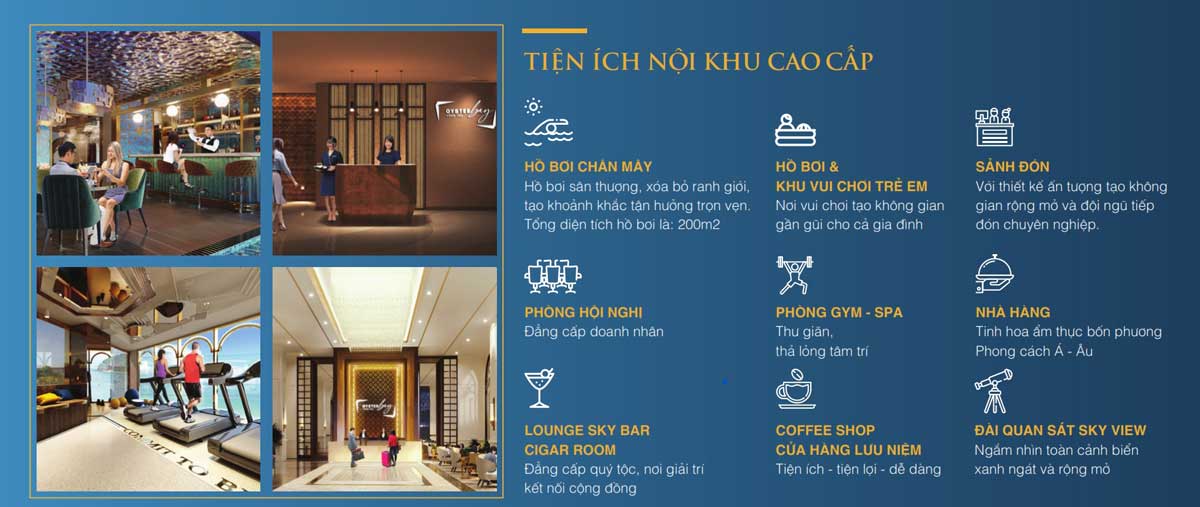 Tiện ích Dự án Oyster Bay Gành Hào Vũng Tàu