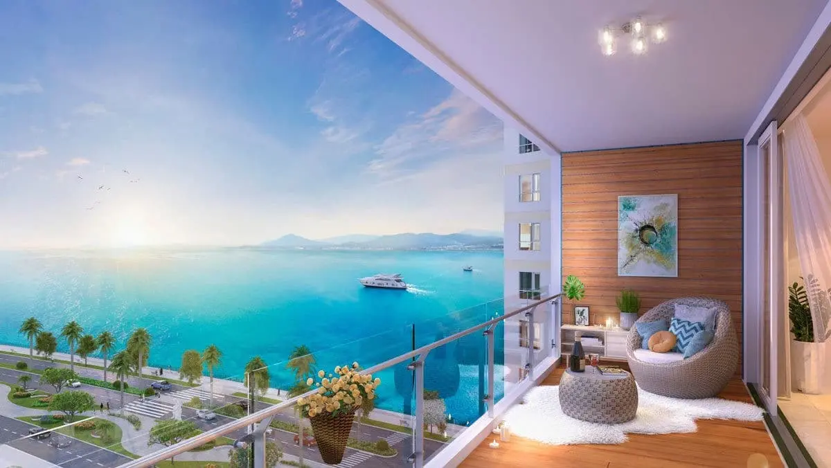 Oyster Bay Gành Hào Vũng Tàu 35 Ban công View biển Căn hộ Oyster Gành Hào