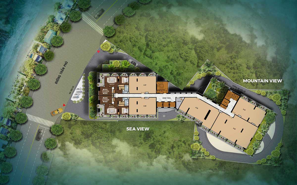 Mặt bằng Tầng 15 Dự án Oyster Bay Vũng Tàu