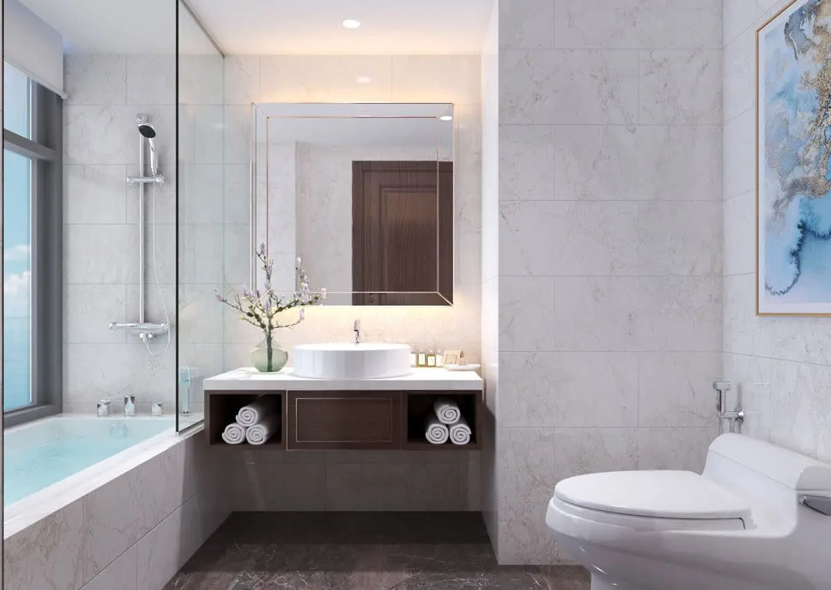 Oyster Bay Gành Hào Vũng Tàu 34 Toilet căn hộ Oyster GanhHao Vũng Tàu