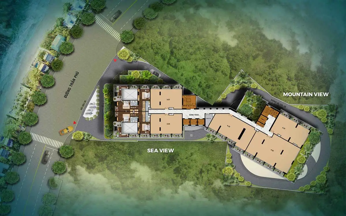 Oyster Bay Gành Hào Vũng Tàu 25 Mặt bằng Tầng 15 lửng Dự án Oyster Bay Vũng Tàu