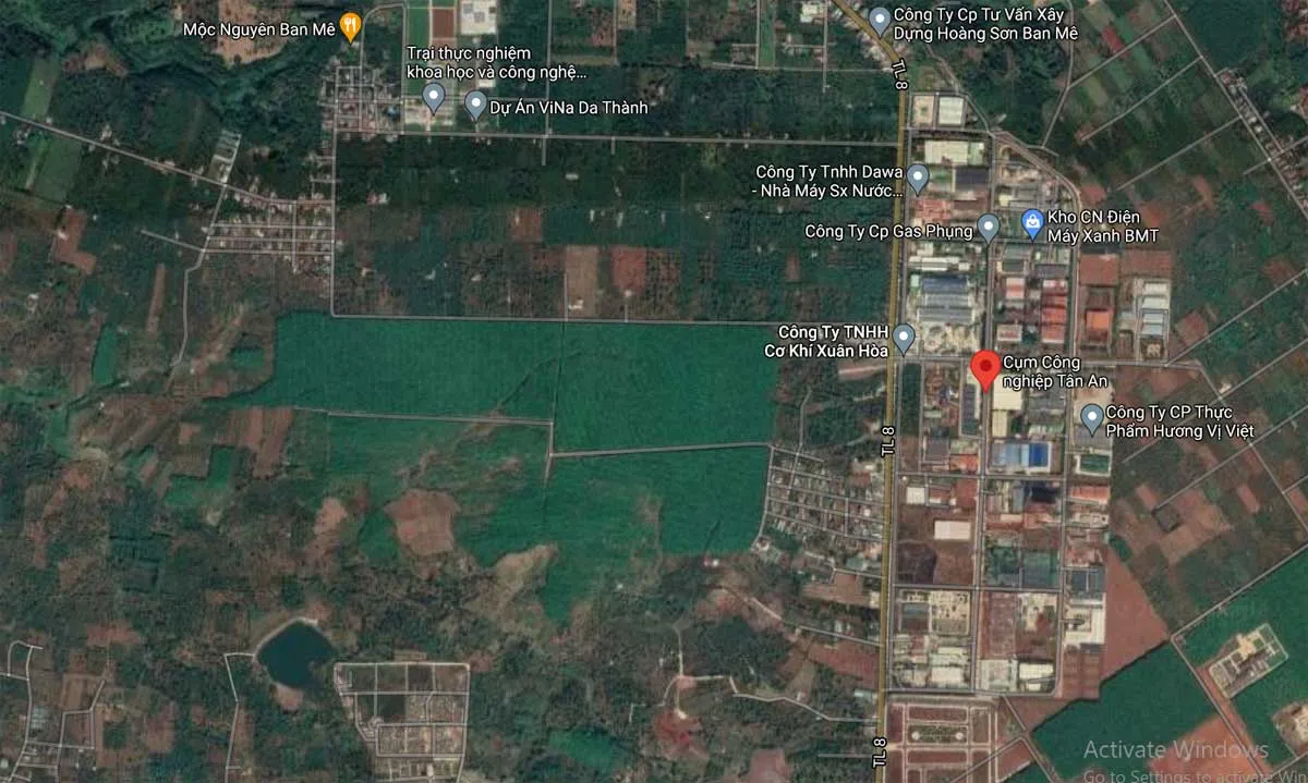 Khu Đô Thị Tân An Buôn Ma Thuột 2 Vị trí Dự án Khu Đô Thị Tân An Buôn Ma Thuột