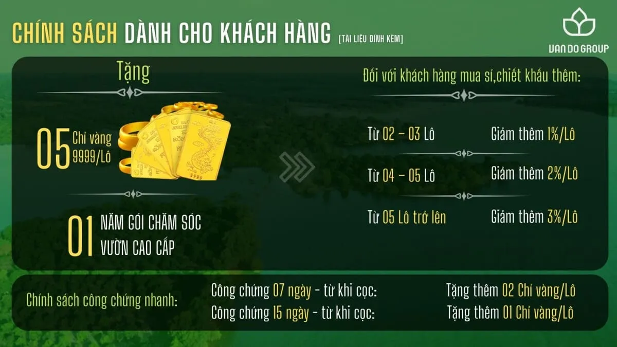 Lake View Garden 4 Trương trình dành cho khách hàng của Lake Side Garden