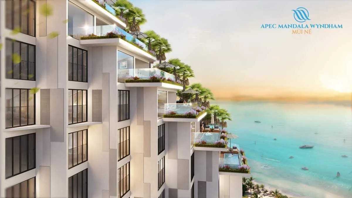 Apec Mandala Wyndham Mũi Né 3 Căn hộ Apec Mandala Wyndham Mũi Né View trực diện Biển