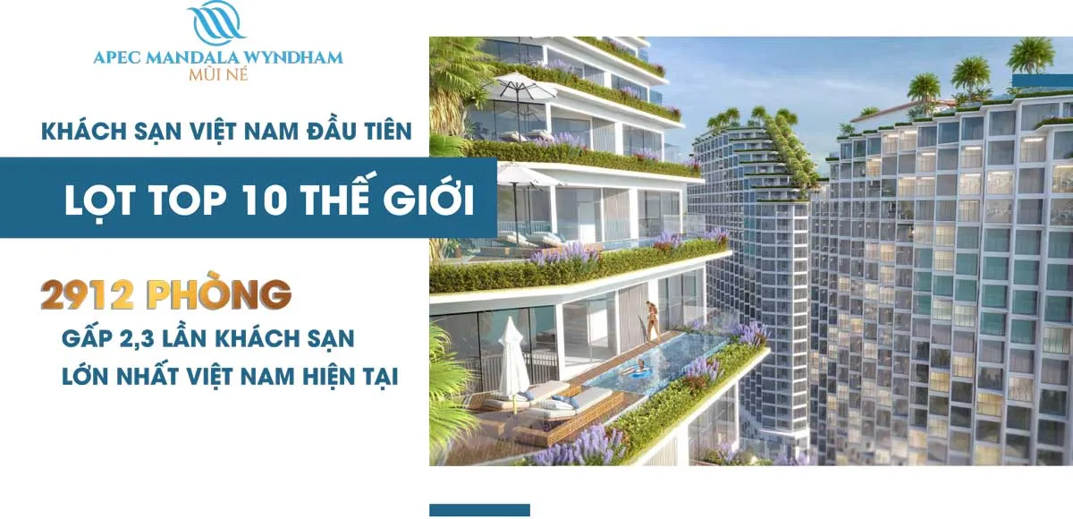 Apec Mandala Wyndham Mũi Né 13 Apec Mũi Né - Khách sạn đầu tiên tại Việt Nam lọt top 10 thế giới