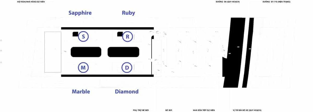 Apec Mandala Wyndham Mũi Né 25 Mặt bằng tổng thể Dự án Căn hộ Apec Mandala Wyndham Mũi Né