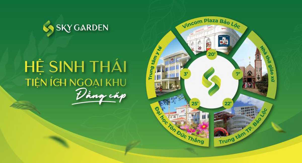 Tiện ích ngoại khu Dự án Sky Garden Bảo Lộc