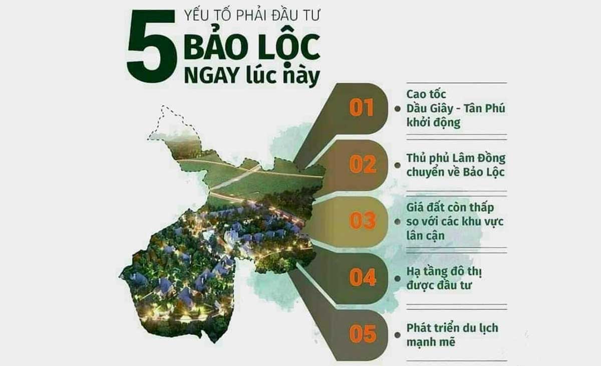 5 yeu to dau tu vao Bao Loc - Sky Garden Bảo Lộc