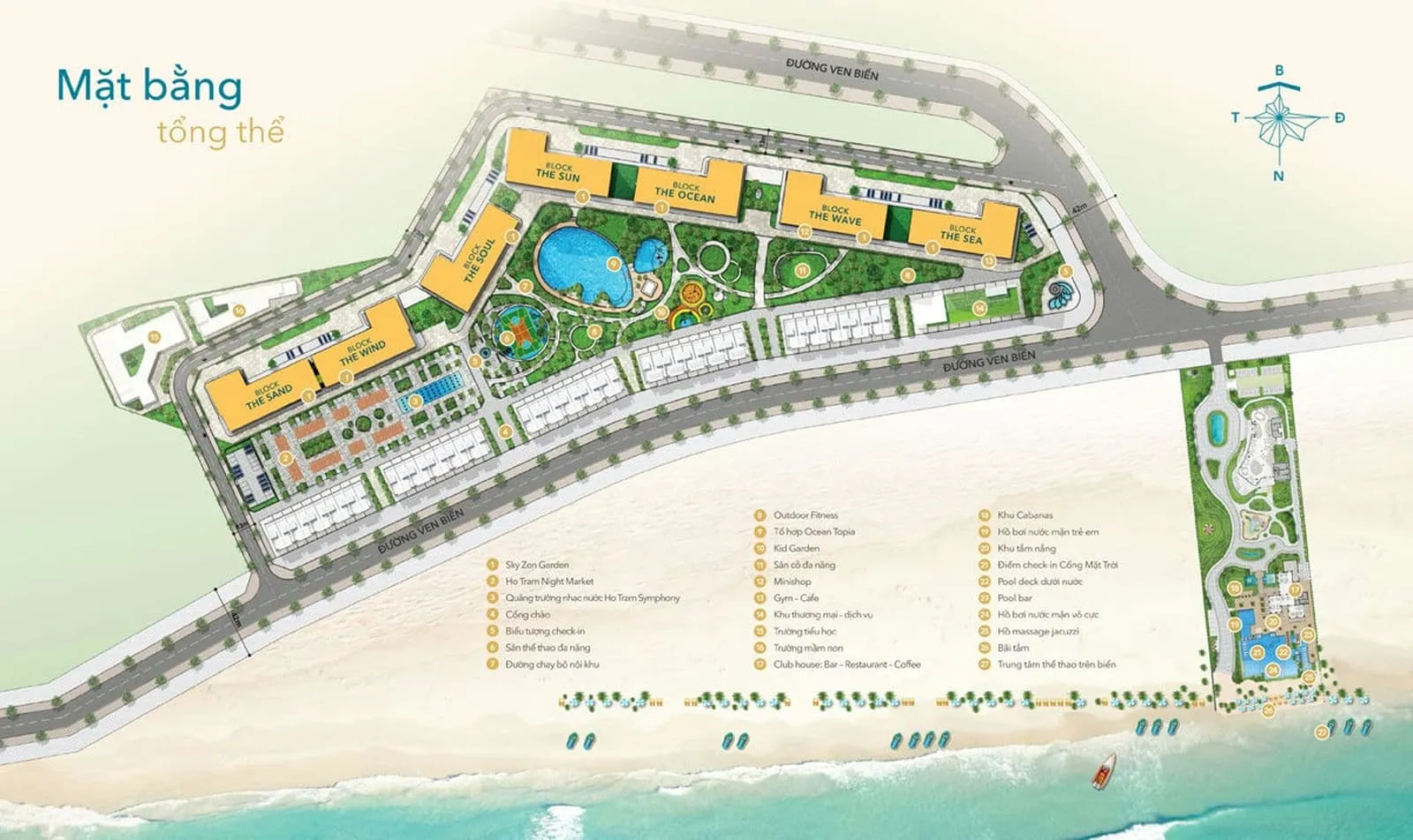 CĂN HỘ HỒ TRÀM COMPLEX 11 Mặt bằng Tổng thể Dự án Căn hộ Hồ Tràm Complex