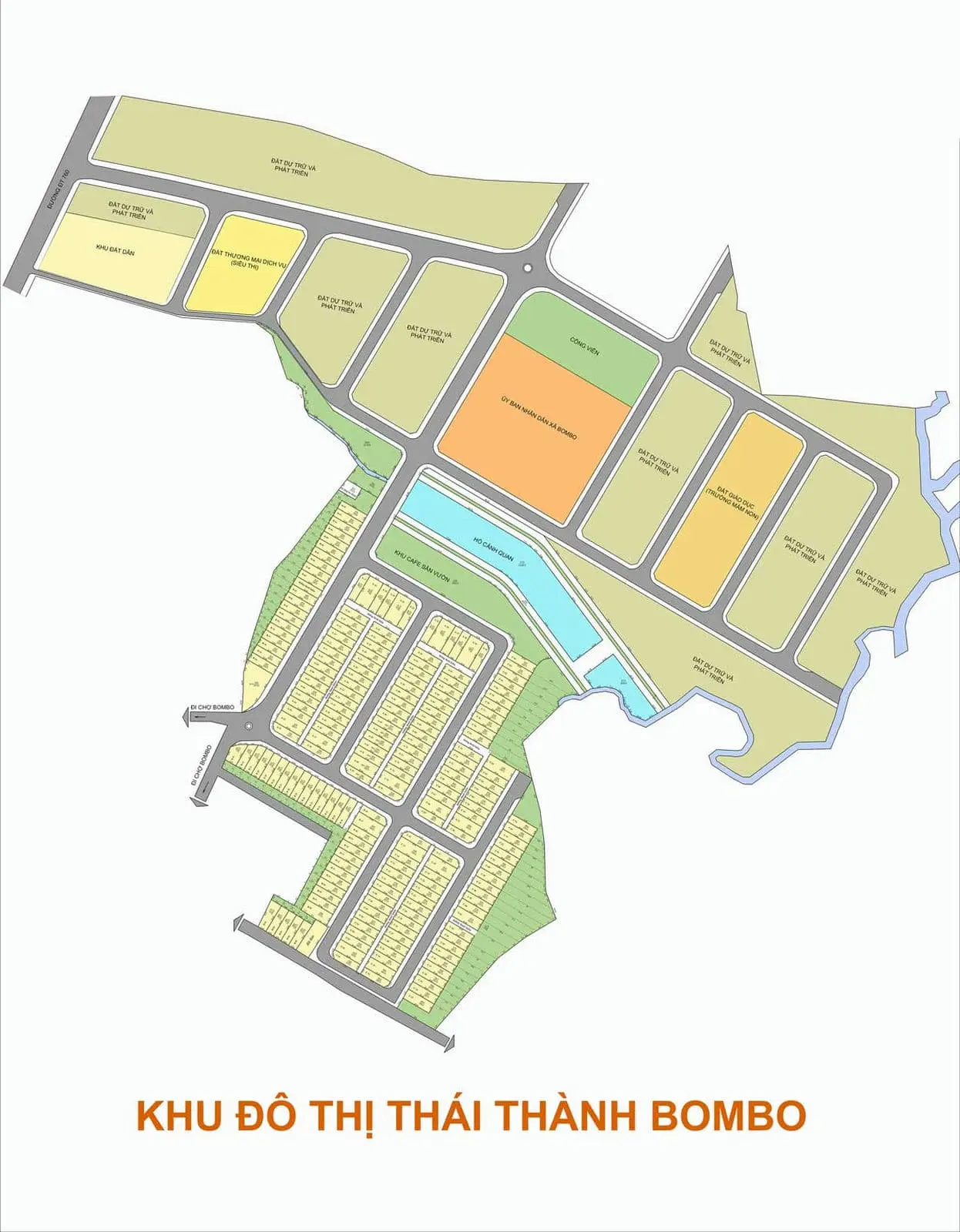 Thái Thành Bom Bo 6 Mặt bằng Dự án Thái Thành Bombo Bù Đăng Bình Phước