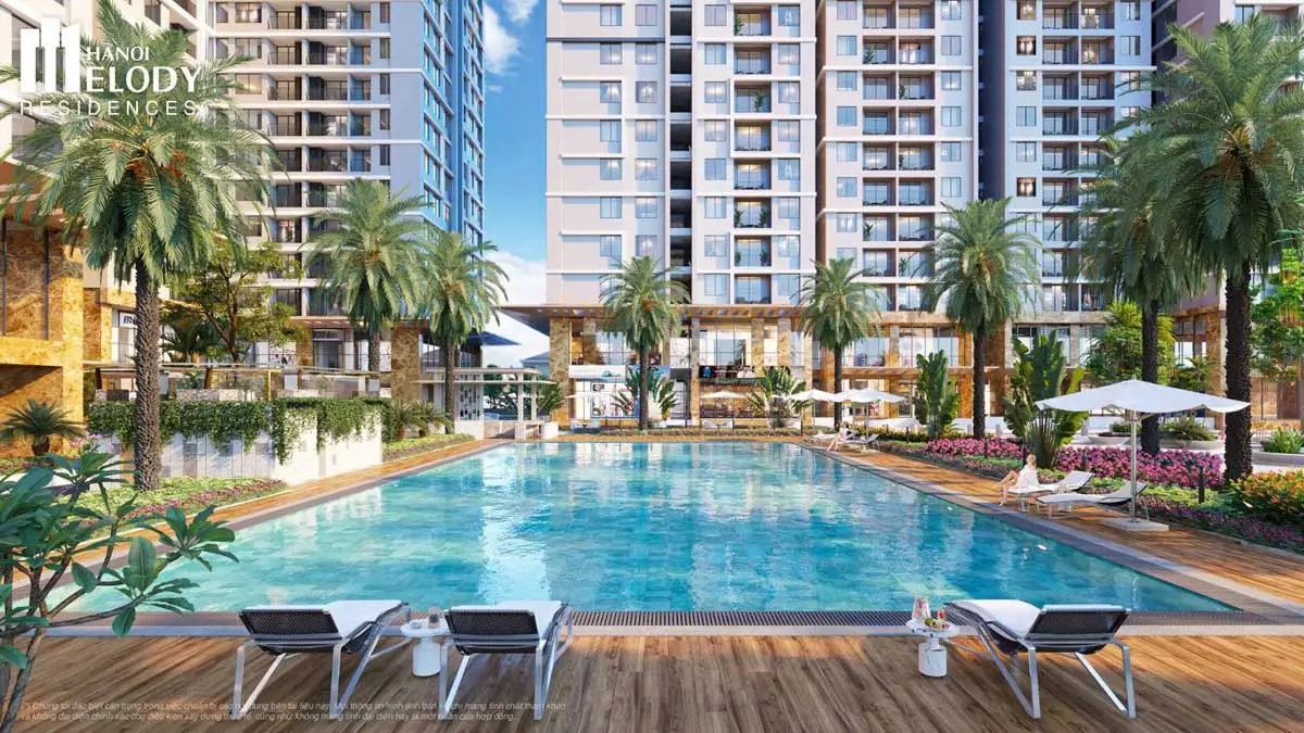 Hà Nội Melody Residences 12 Hồ bơi Aqua Hà Nội Melody Residences
