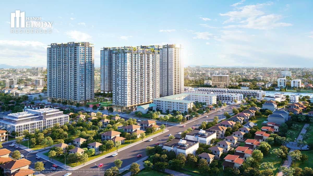 Phối cảnh ngày Dự án Hà Nội Melody Residences