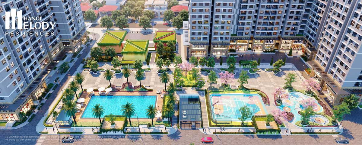 Tiện ích nội khu Dự án Hà Nội Melody Residences