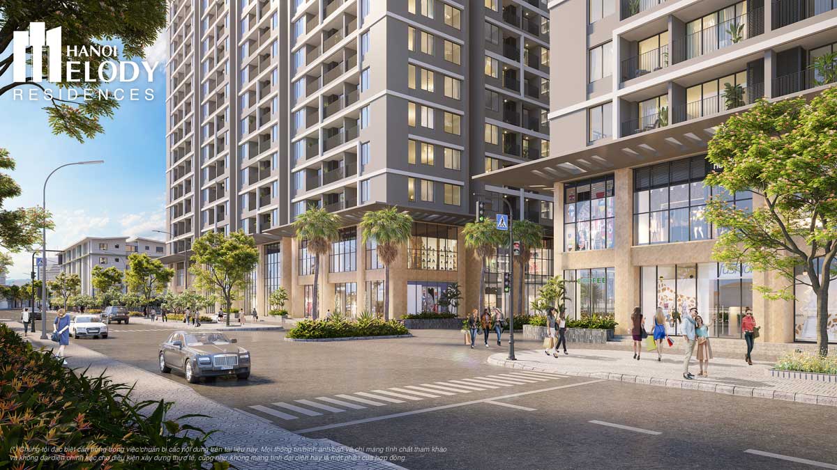 Shophouse Khối Đế Hà Nội Melody Residences