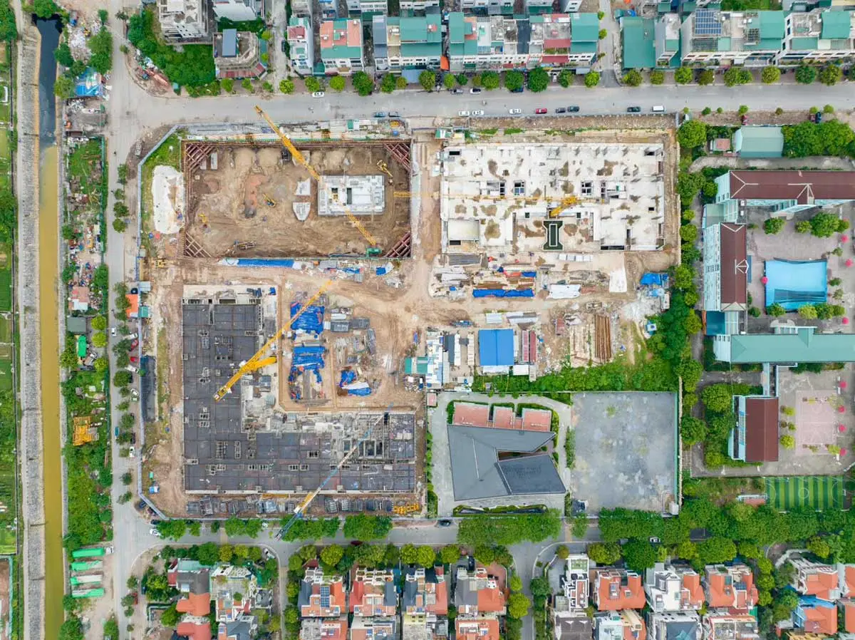 Hà Nội Melody Residences Tien do thi cong Du an Can ho Chung cu Ha Noi Melody Residences - Hà Nội Melody Residences