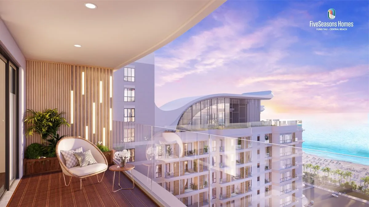 Fiveseasons Homes 11 Ban công Căn hộ Fiveseasons Homes Vũng Tàu