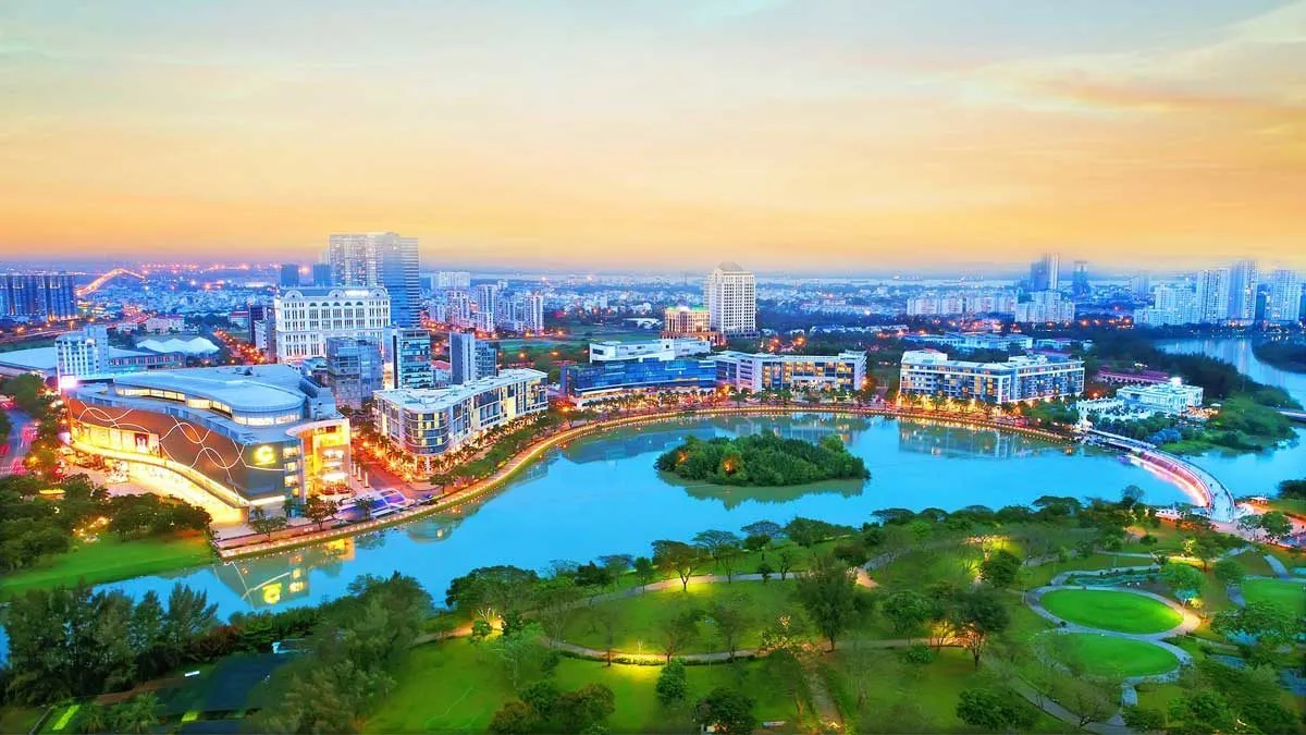 Vinhomes Long An 4 Hồ điều hòa trung tâm Dự án Khu đô thị Vinhomes Long An