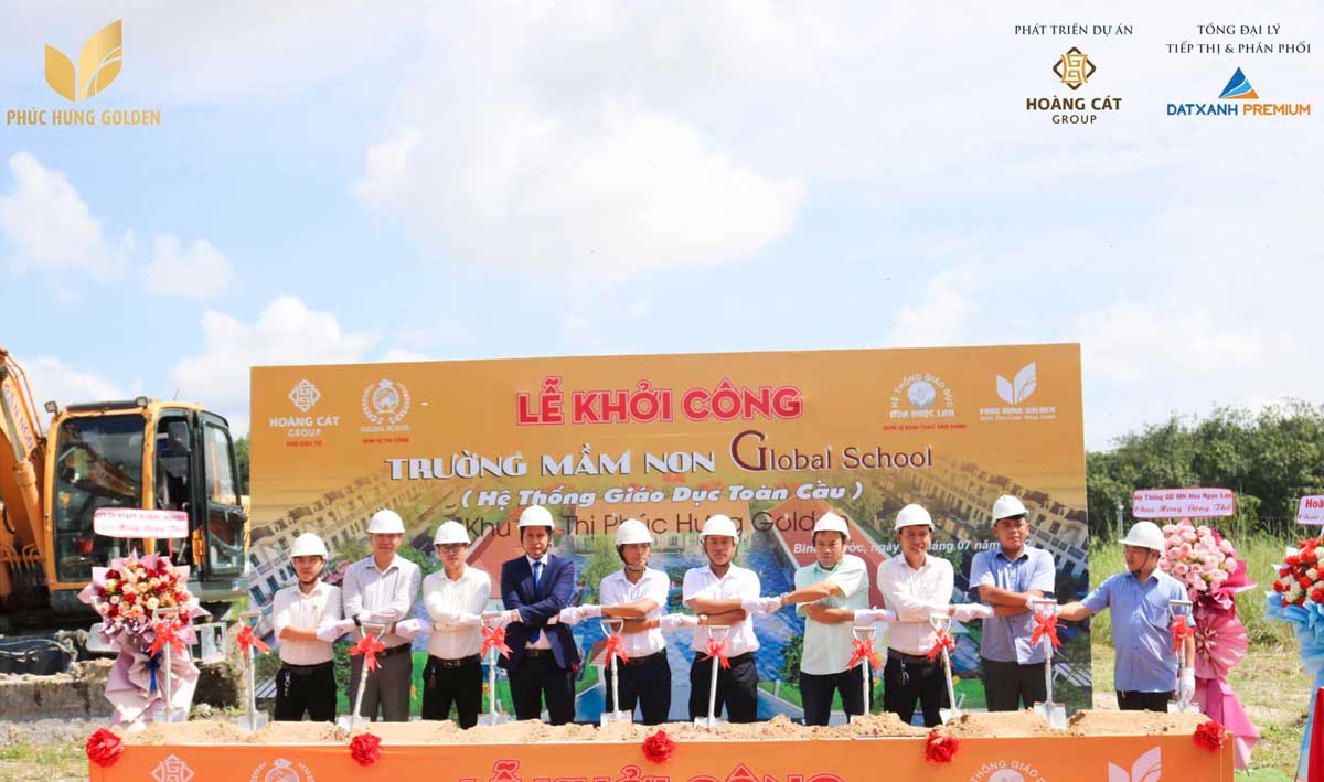 Lễ khởi công trường mầm non Global School tại Phúc Hưng Golden Bình Phước