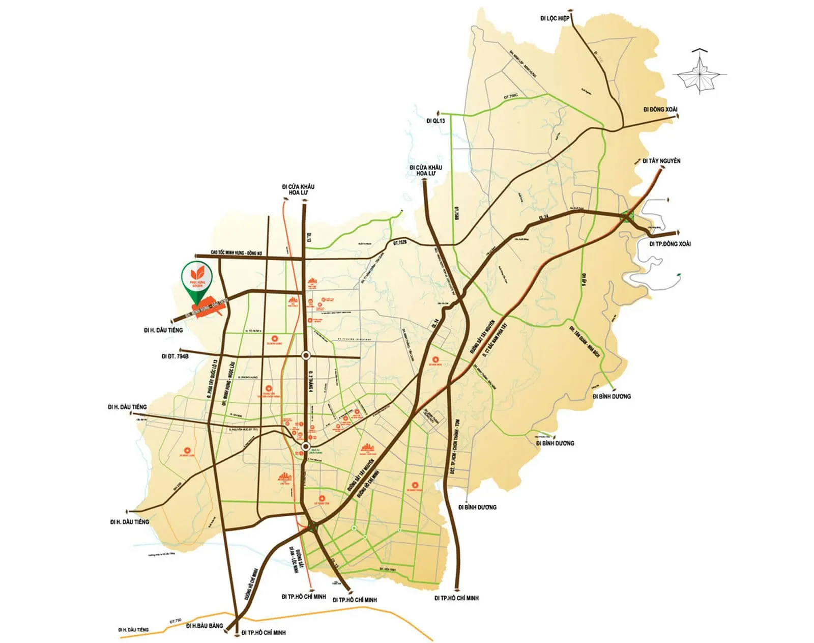 Phúc Hưng Golden 16 Tiện ích ngoại khu Phúc Hưng Golden