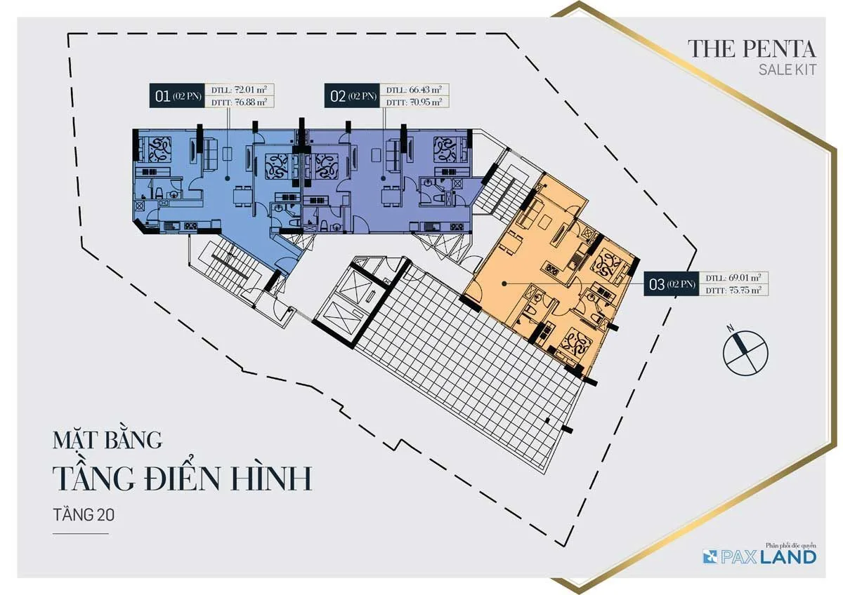 THE PENTA BÌNH THẠNH 13 mat-bang-tang-20-the-penta