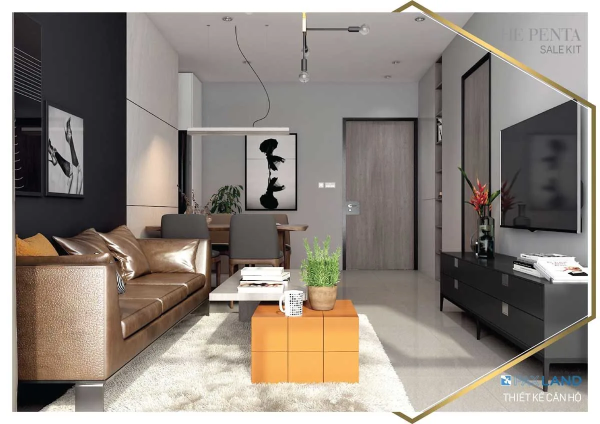 THE PENTA BÌNH THẠNH 14 phong-khach-can-ho-the-penta