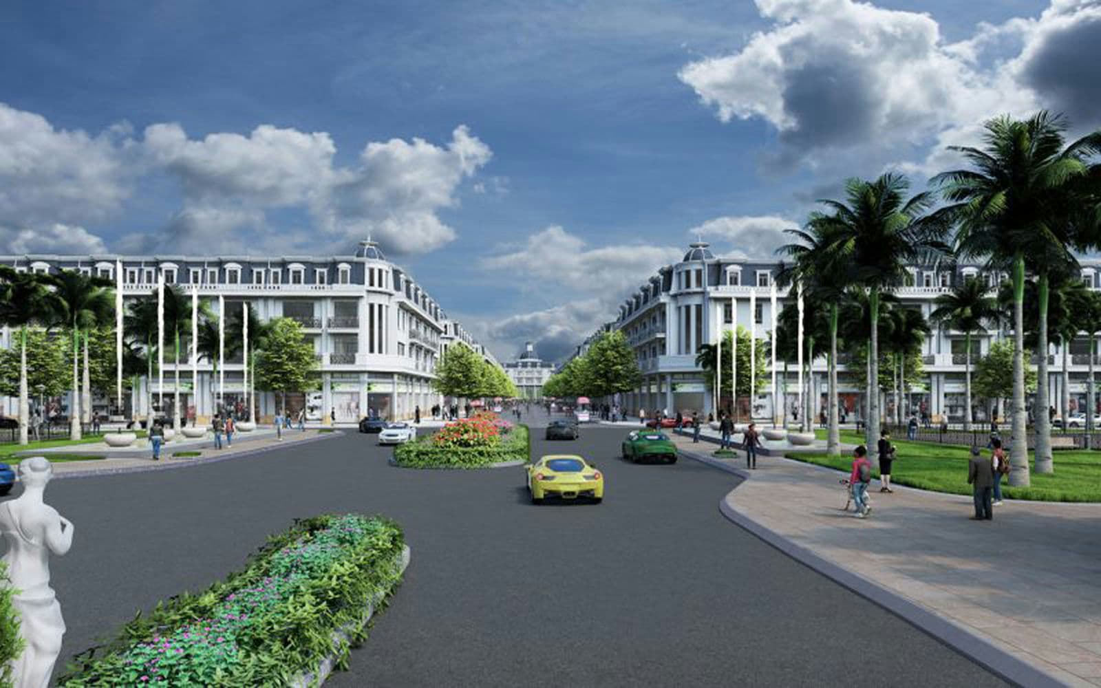 Trục chính Dự án Agora City Long An