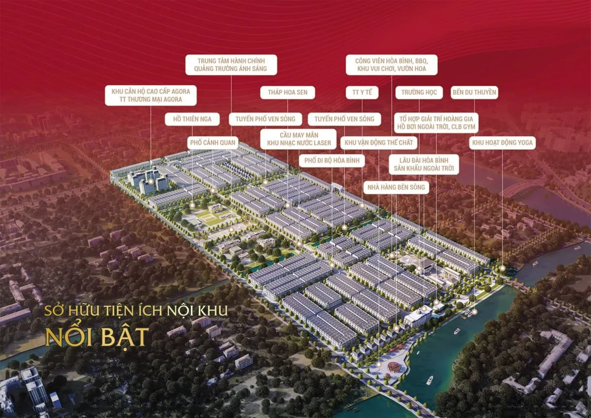 Agora City 7 Hệ thống tiện ích nội khu Dự án Agora City Thủ Thừa