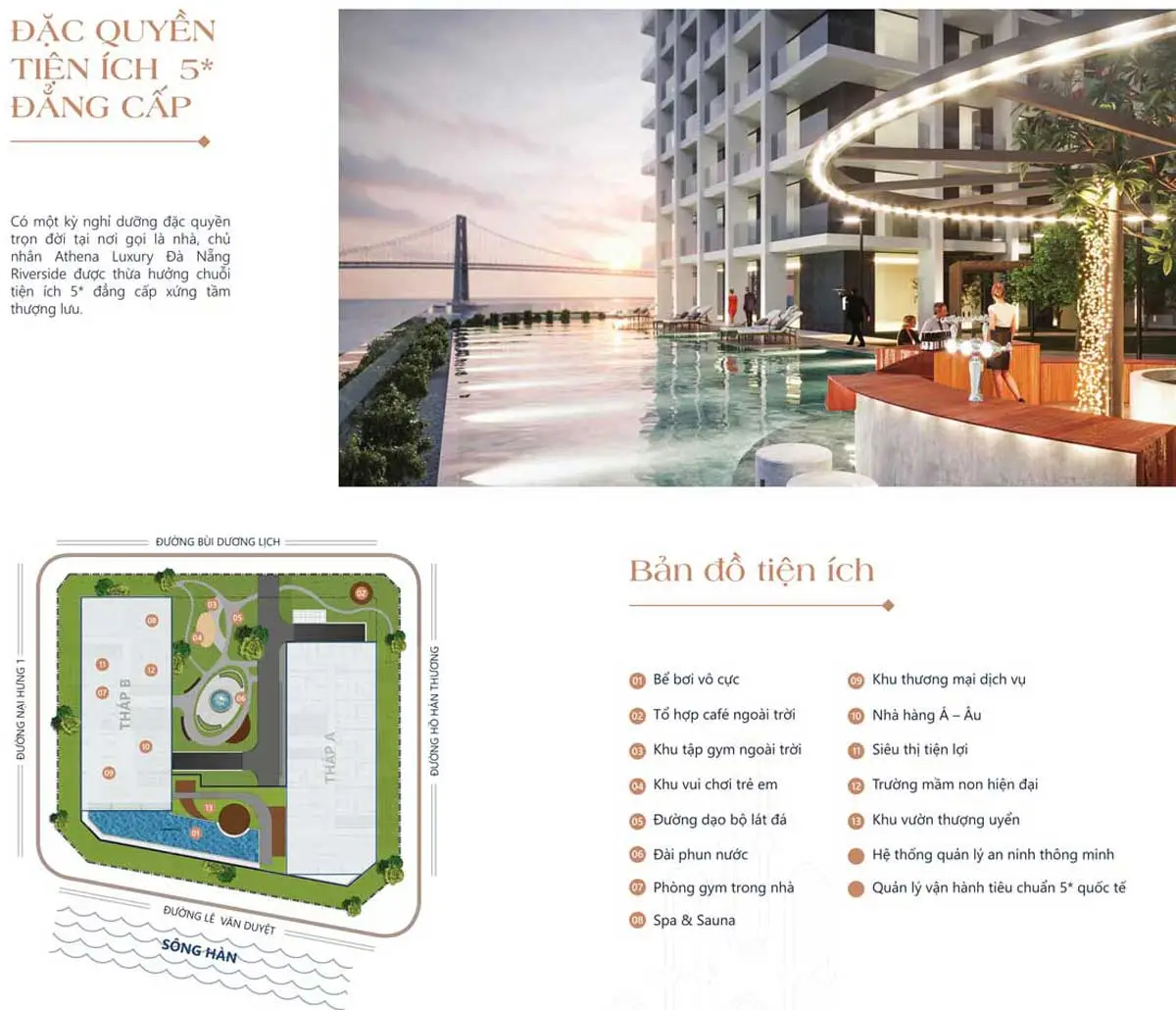 The Muse Đà Nẵng 3 Tiện ích nội khu Dự án The Muse Đà Nẵng