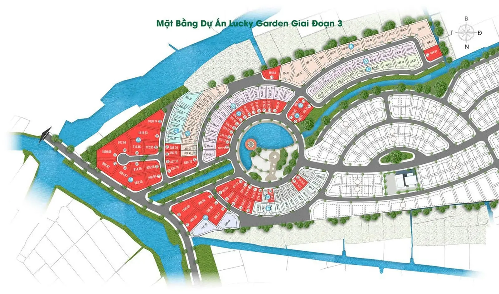 Lucky Garden Bình Mỹ Củ Chi 10 mat-bang-phan-lo-giai-doan-3-du-an-lucky-garden