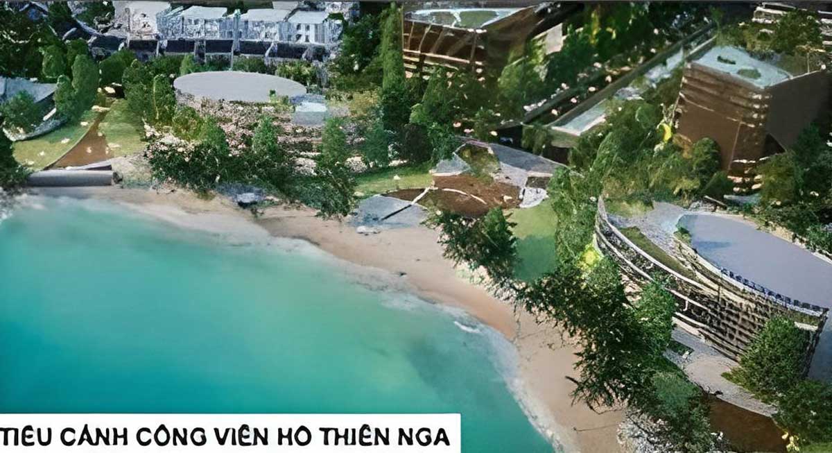 Tiện ích Hồ thiên Nga Dự án Khu đô thị mới Đầm Cà Ná New City