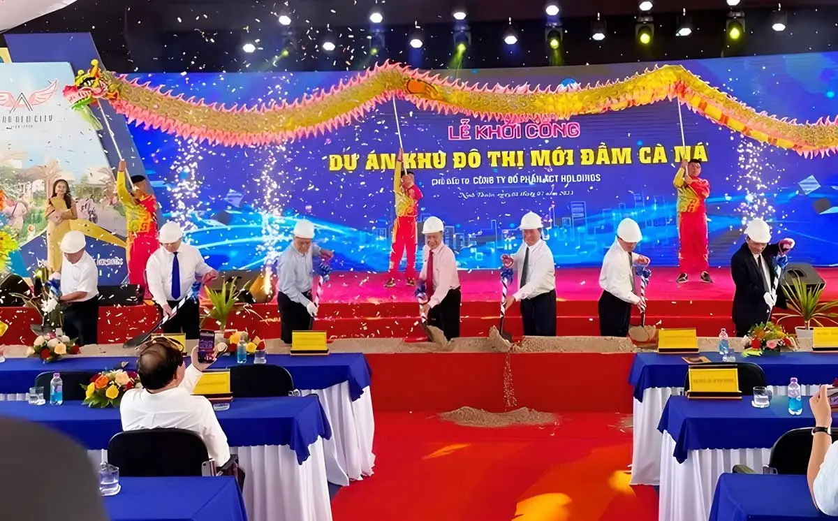 Cà Ná New City 3 Khởi công dự án Khu đô thị mới Đầm Cà Ná với tổng mức đầu tư gần 4.500 tỷ đồng