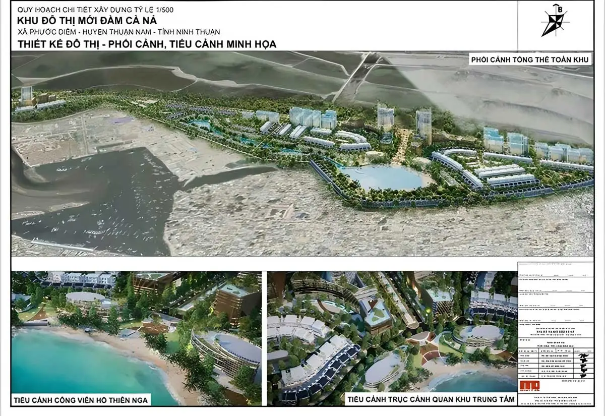 Cà Ná New City 4 Mặt bằng dự án Khu đô thị mới Đầm Cà Ná New City