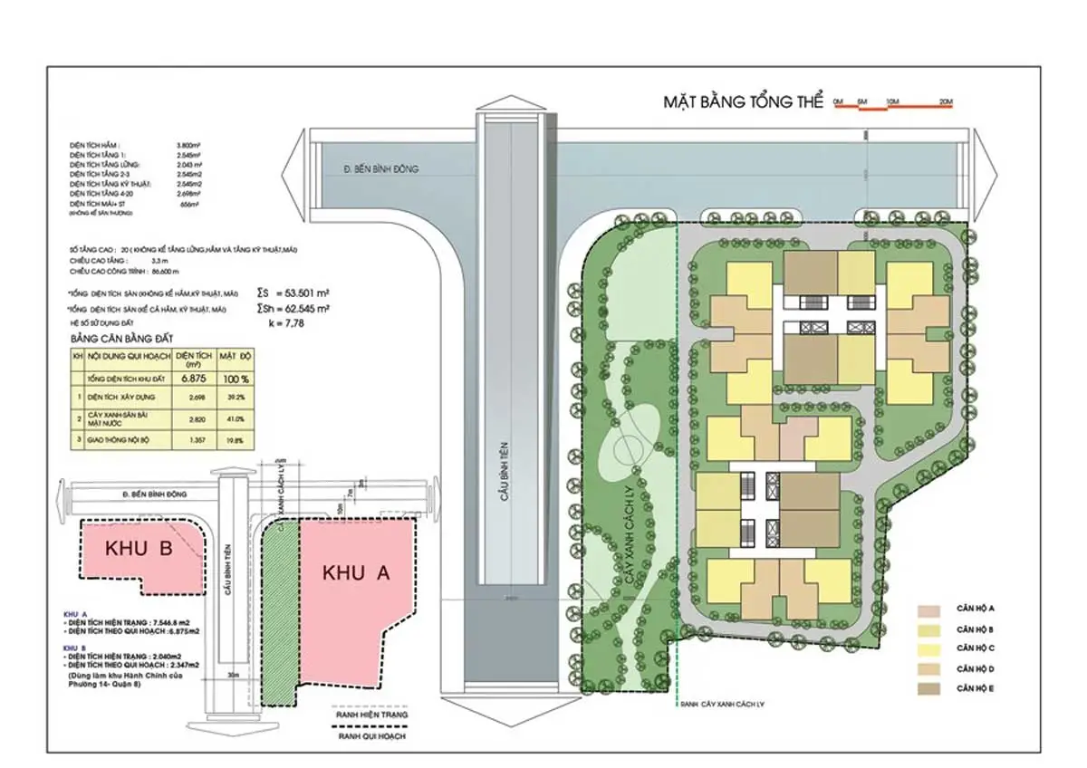 D-AQUA QUẬN 8 12 Mặt bằng Dự án Căn hộ D – Aqua Bến Bình Đông Quận 8