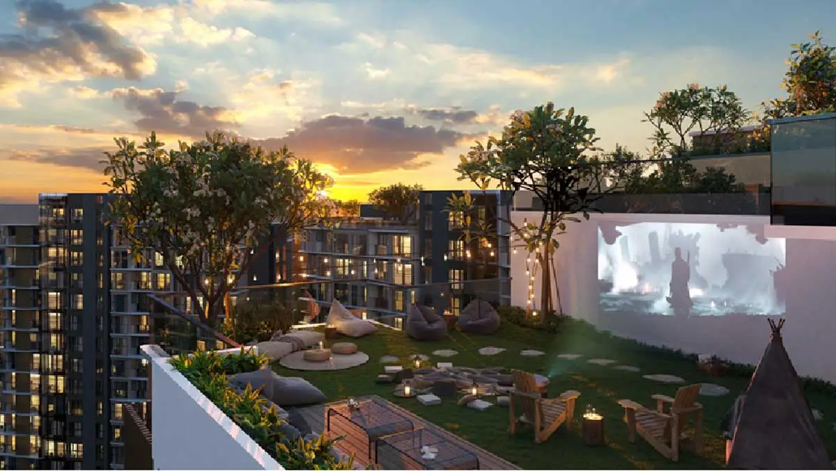 D-AQUA QUẬN 8 10 Rạp chiếu Film ngoài trời Dự án Căn hộ D – Aqua Bến Bình Đông Quận 8