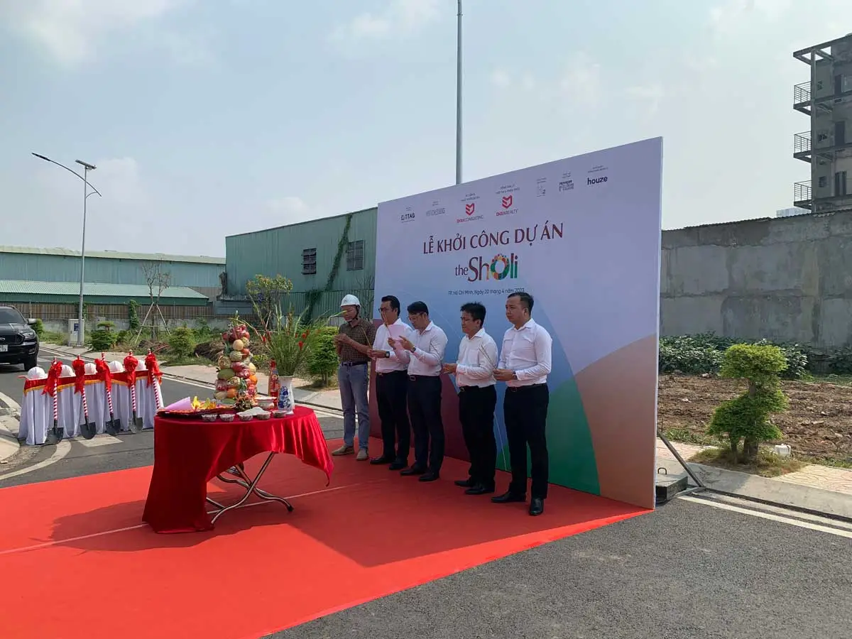 The Sholi 24 Khởi công Dự án Nhà phố The Sholi Bình Tân