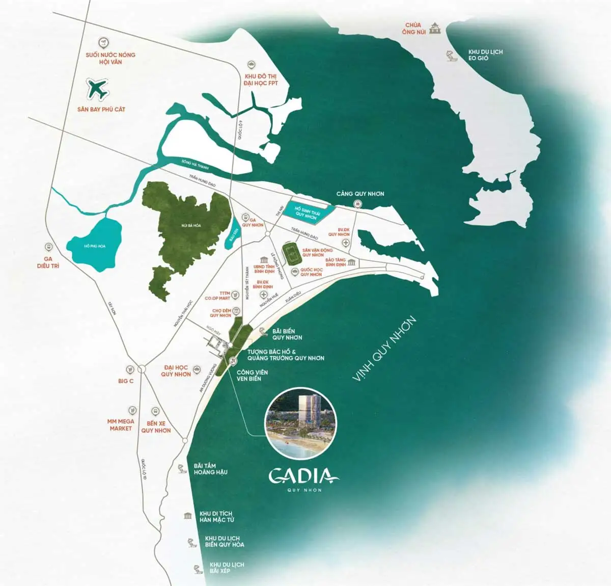 Cadia Quy Nhơn 6 Vị trí Dự án Căn hộ Cadia Quy Nhơn