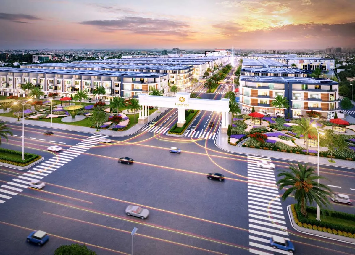 Long Cang RiverPark 2 Cổng Dự án Long Cang RiverPark Cần Đước Long An