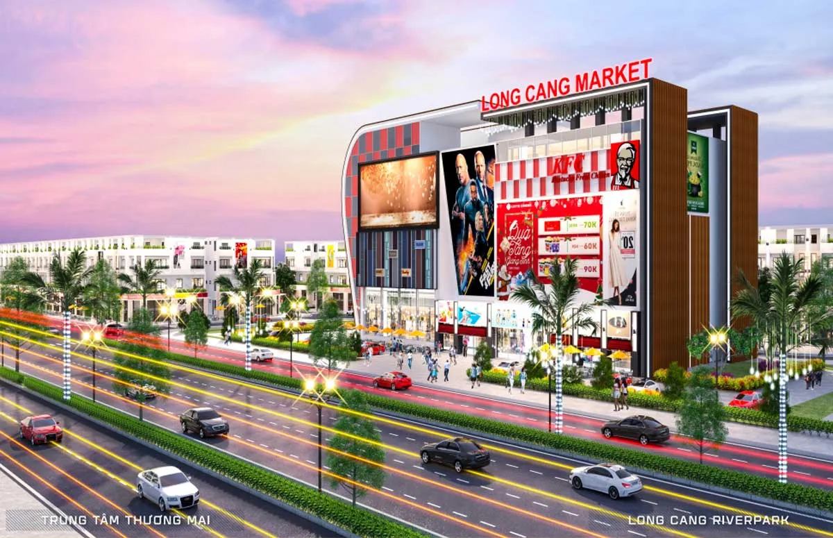 Long Cang RiverPark 5 Trung tâm thương mại Long Cang RiverPark Cần Đước Long An