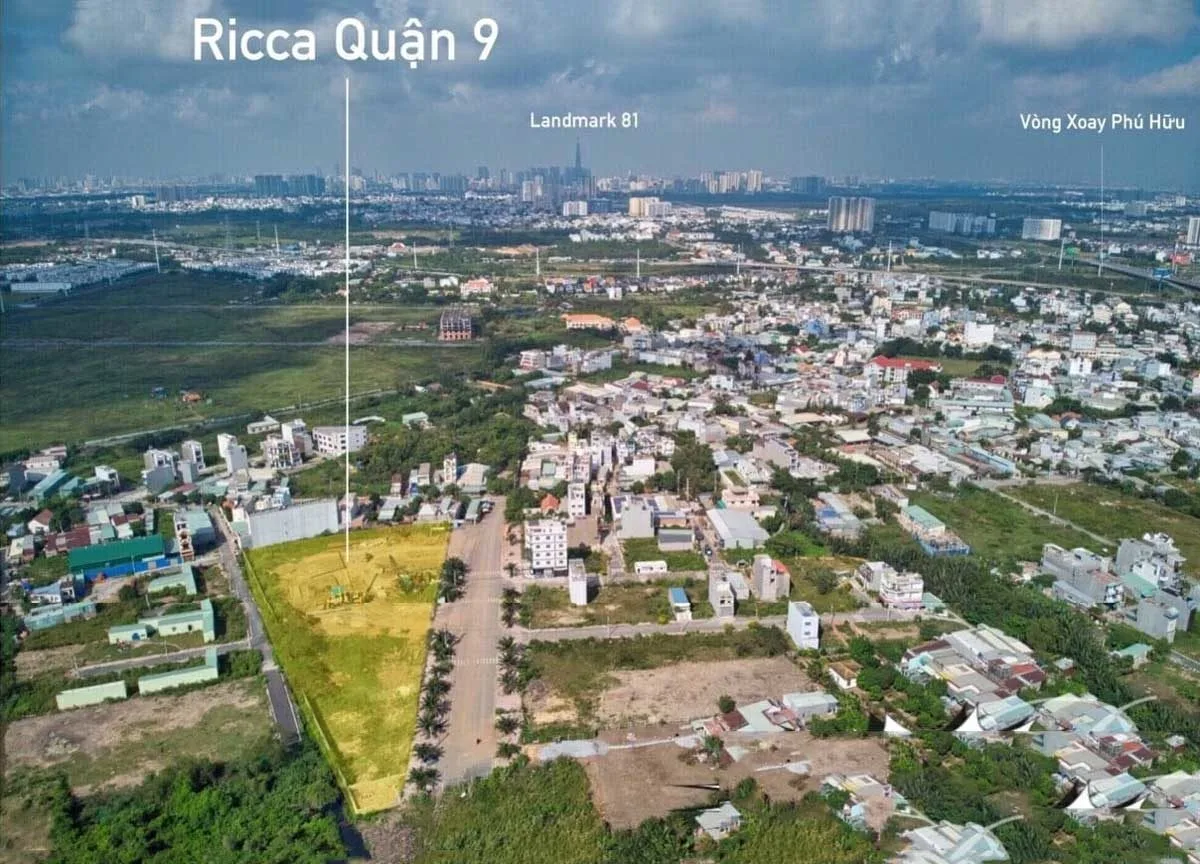 RICCA QUẬN 9 3 Vị trí lô đất Dự án Căn hộ Chung cư Ricca Quận 9
