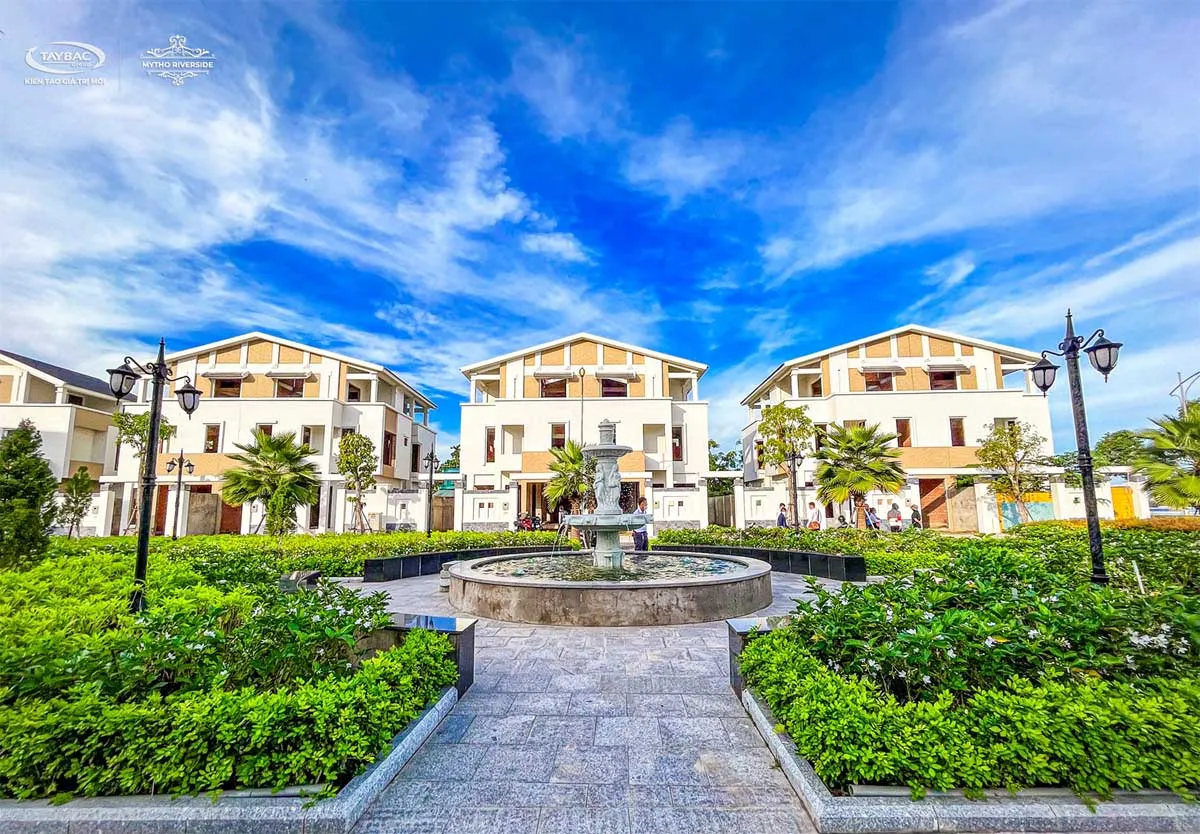Mỹ Tho Riverside 21 Hình ảnh Thực tế Dự án Biệt thự Mỹ Tho Riverside Tiền Giang