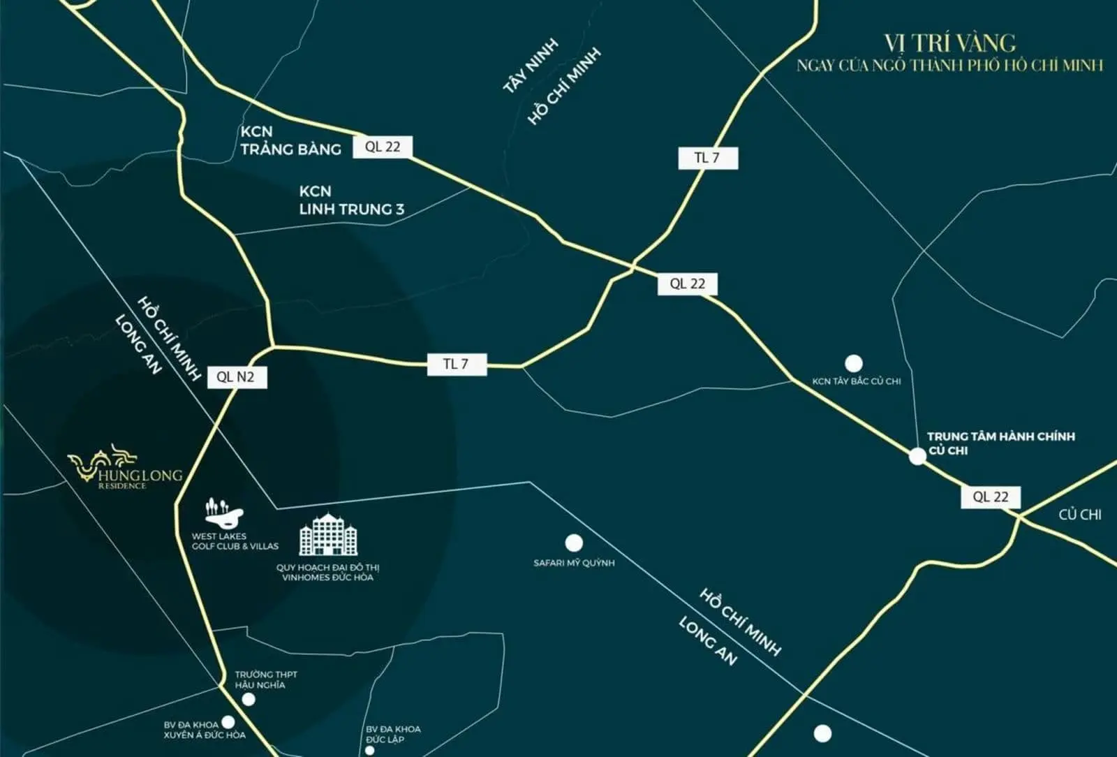 HƯNG LONG RESIDENCE LONG AN 3 Vị trí Dự án Hưng Long Residence Long An